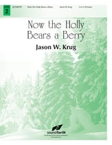 Now the Holly Bears a Berry Handbell sheet music cover